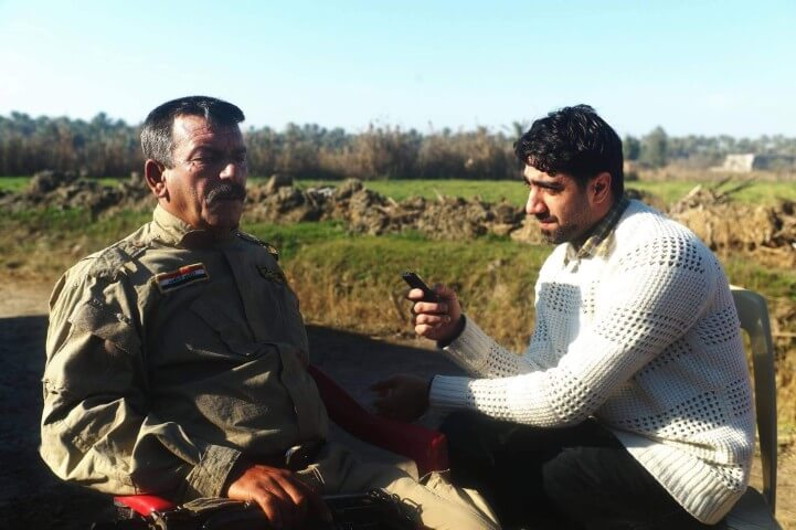 Field reporting interview with Iraqi officer