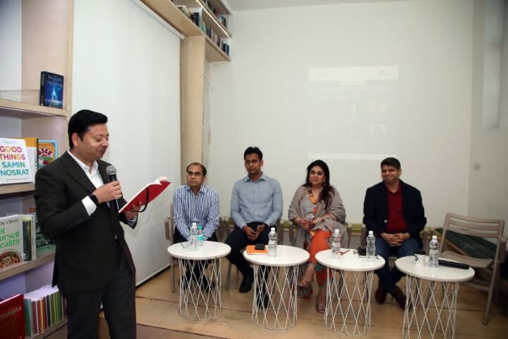 Panel speakers discussing digital policy and advocacy