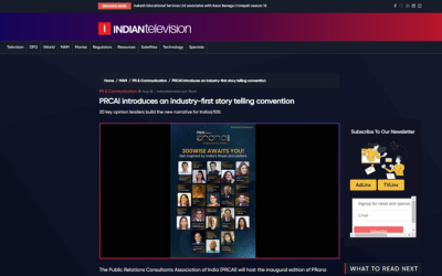 https://prcai.org/cms/PRCAI introduces an industry-first story telling convention